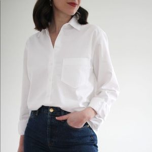 NWT White Button Down Oxford size medium